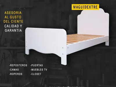 Cama Temática Blanca - Maguidextre