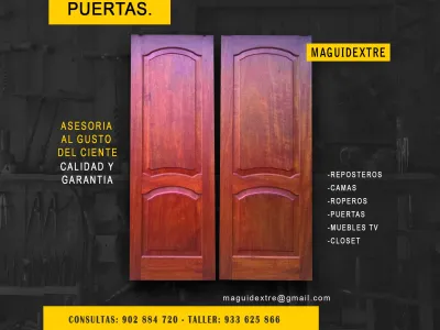 Puertas Principales Tableradas - Maguidextre